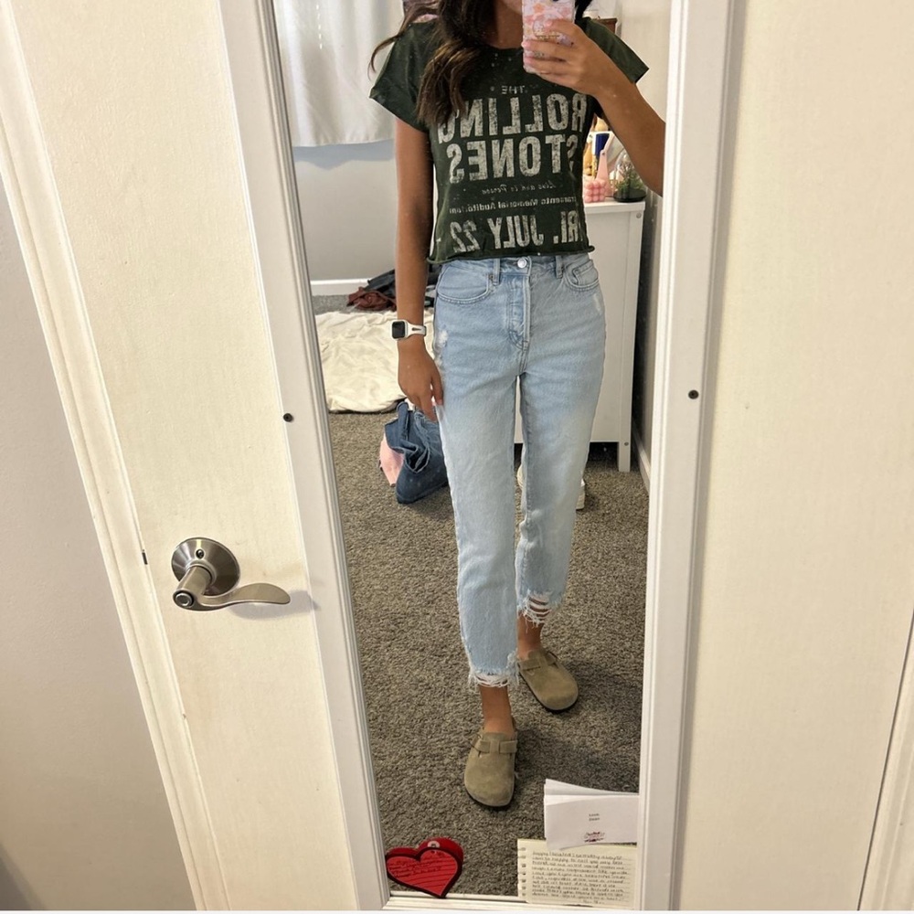 Light Wash Pacsun Straight Leg Jeans. Size 23” Women’s, Ladies, Pants, Loose